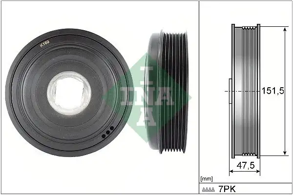 INA 544013610 Krank Kasnağı