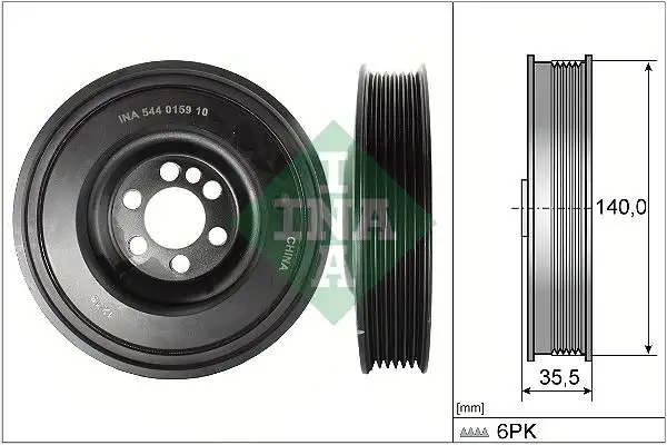 INA 544015910 Krank Kasnağı 06F105243H