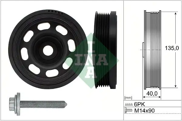 INA 544018420 Krank Kasnağı 04C105243D
