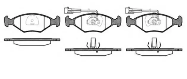 MGA 55107 Ön Fren Balatası 71738158