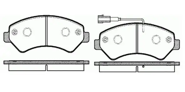 MGA 55123 Ön Fren Balatası 77364318