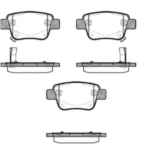 MGA 55267 Arka Fren Balatası 446605010