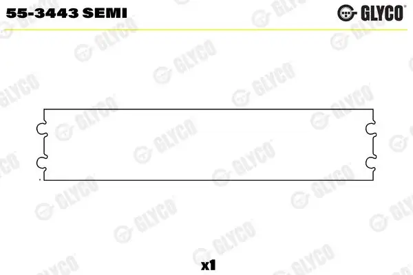 GLYCO 55-3443-SEMI Piston Kol Burcu 069105431B