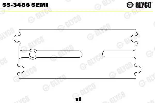 GLYCO 55-3486-SEMI Piston Kol Burcu 51024051011