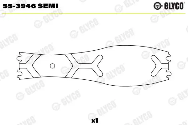 GLYCO 55-3946-SEMI Piston Kol Burcu 51024051027