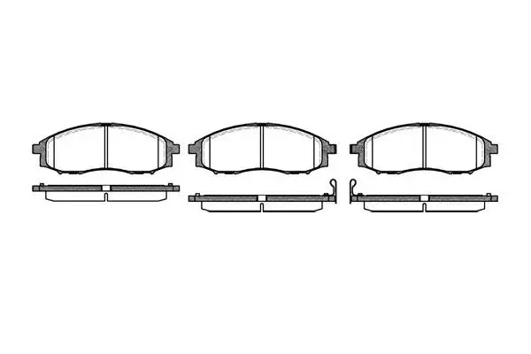 MGA 55405 Ön Fren Balatası 41060VK190