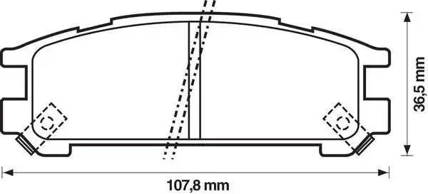 MGA 55424 Arka Fren Balatası 26296AA062