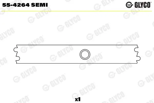 GLYCO 55-4264-SEMI Piston Kol Burcu F34198