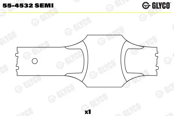 GLYCO 55-4532-SEMI Piston Kol Burcu 51024051046