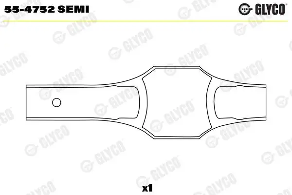GLYCO 55-4752-SEMI Piston Kol Burcu 51024051051HA