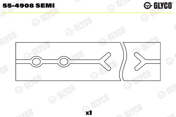 GLYCO 55-4908-SEMI Piston Kol Burcu 5010477094