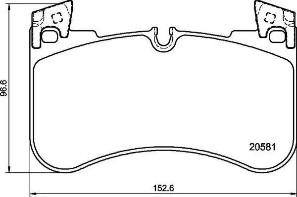 MGA 55782 Ön Fren Balatası LR110084