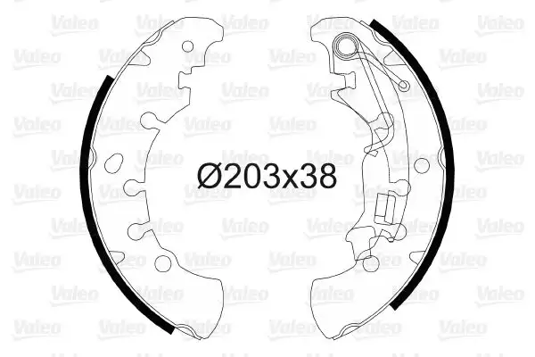 VALEO 564083 Arka Fren Balatası 77362929