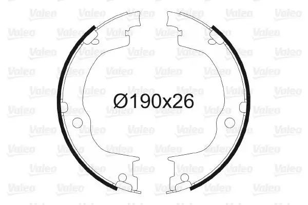 VALEO 564163 El Fren Balatası 96626083