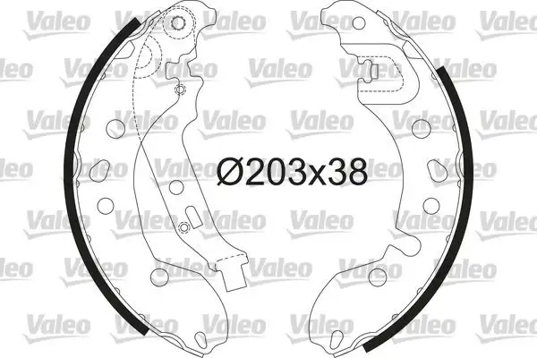 VALEO 564209 Arka Fren Balatası A4534230100