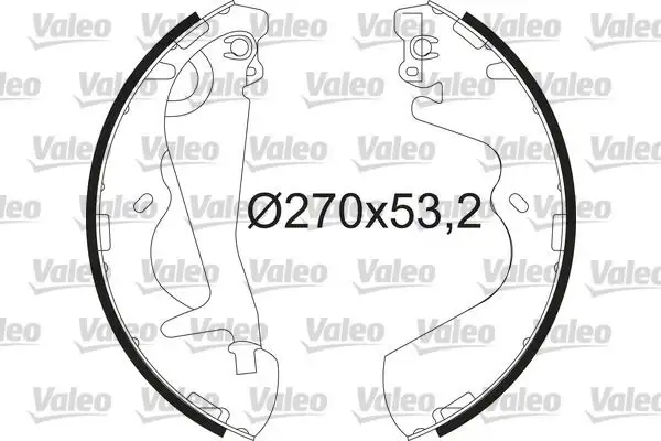 VALEO 564220 Arka Fren Balatası SB000102