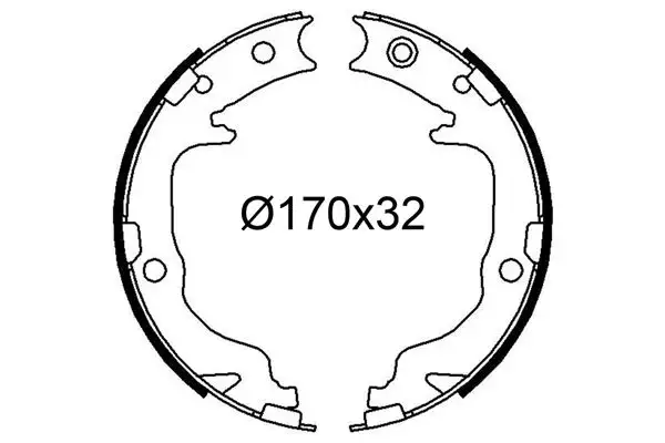 VALEO 564241 Arka Fren Balatası