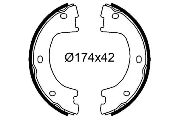 VALEO 564258 Arka Fren Balatası