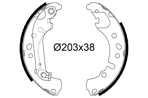 VALEO 564295 Arka Fren Balatası KTH1BC2200AB