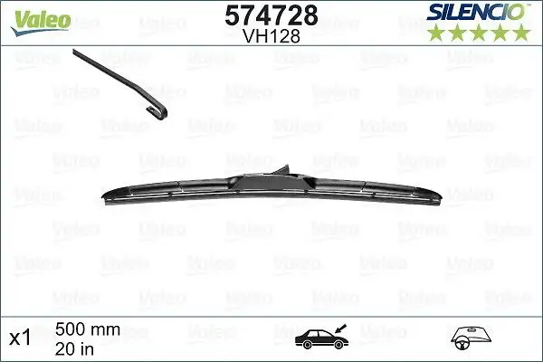 VALEO 574728 Silecek Süpürgesi (Tek)