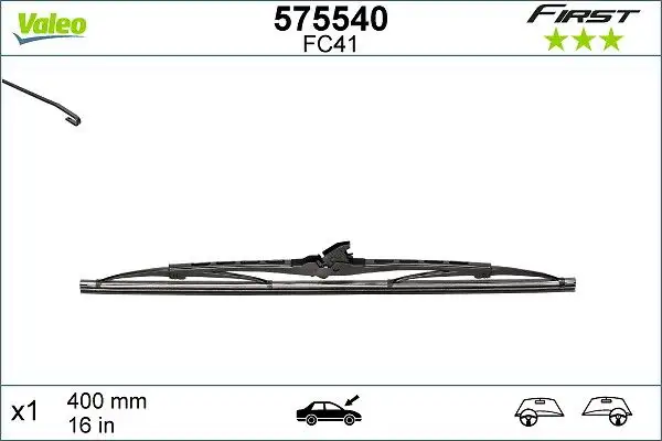 VALEO 575540 Silecek Süpürgesi (Tek)