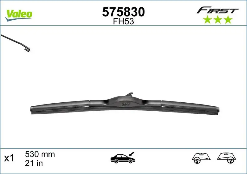 VALEO 575830 Silecek Süpürgesi (Tek)