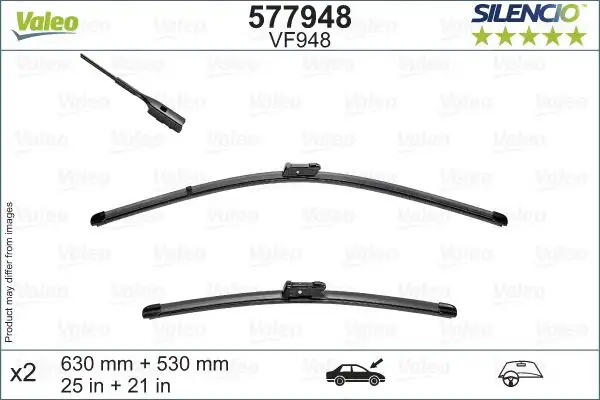 VALEO 577948 Silecek Süpürgesi (Takım) 566955426