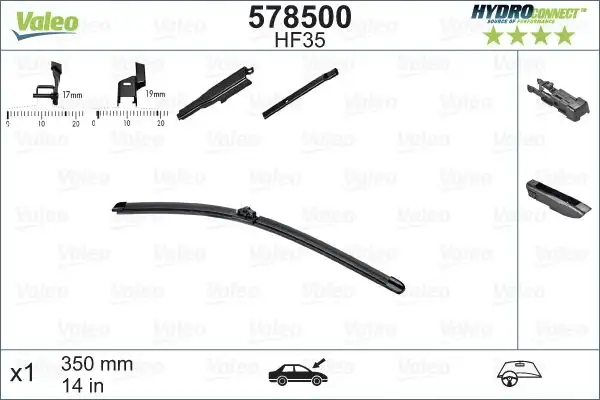 VALEO 578500 Silecek Süpürgesi (Tek)