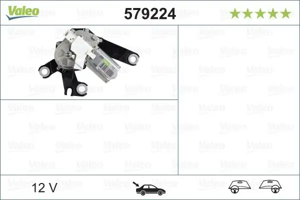 VALEO 579224 Silecek Motoru (Arka) 6405H8