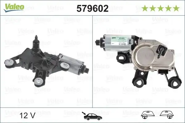VALEO 579602 Silecek Motoru (Arka) 4F9955711A