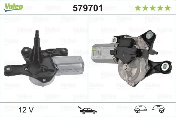 VALEO 579701 Silecek Motoru (Arka)