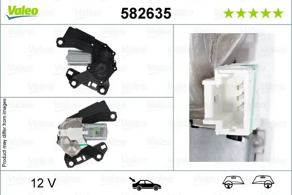 VALEO 582635 Silecek Motoru (Arka) 6405GC