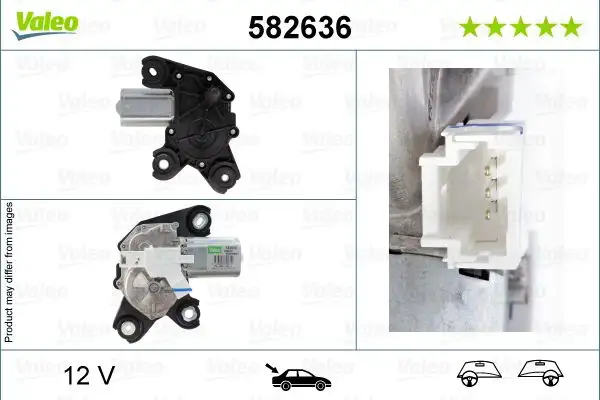 VALEO 582636 Silecek Motoru (Arka) 9812672880