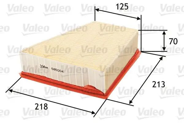 VALEO 585004 Hava Filtresi 6Q0129620
