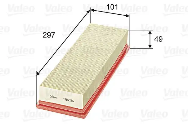 VALEO 585025 Hava Filtresi