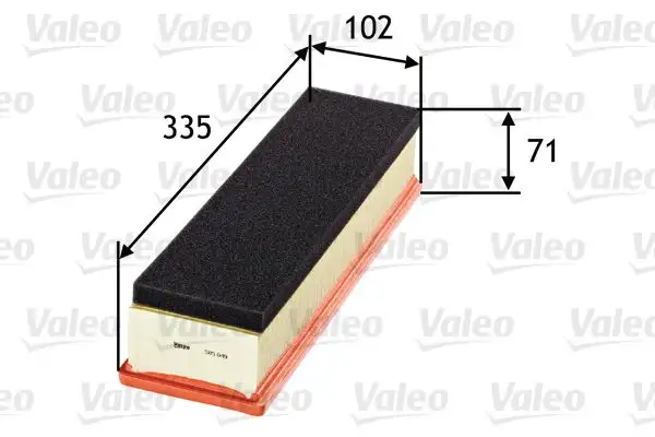 VALEO 585049 Hava Filtresi