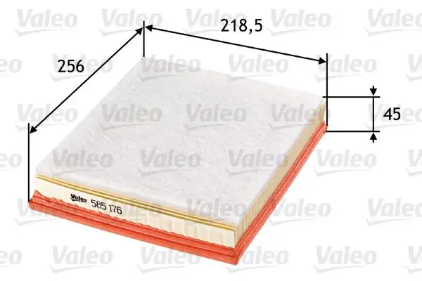 VALEO 585176 Hava Filtresi XS5X9601DA