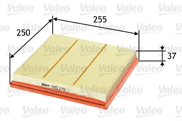 VALEO 585179 Hava Filtresi 835056