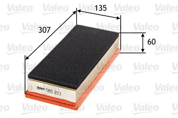 VALEO 585223 Hava Filtresi 46741119