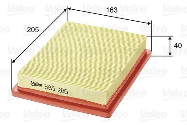 VALEO 585266 Hava Filtresi 2811322301