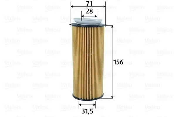 VALEO 586603 Yağ Filtresi 11427808443