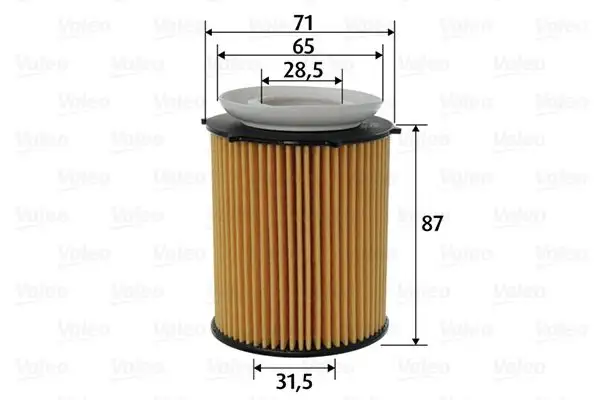 VALEO 586618 Yağ Filtresi A2701800009