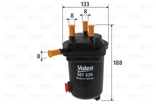 VALEO 587539 Yakıt Filtresi 7701063611