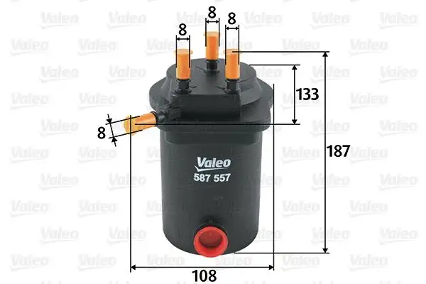 VALEO 587557 Yakıt Filtresi 8200458424