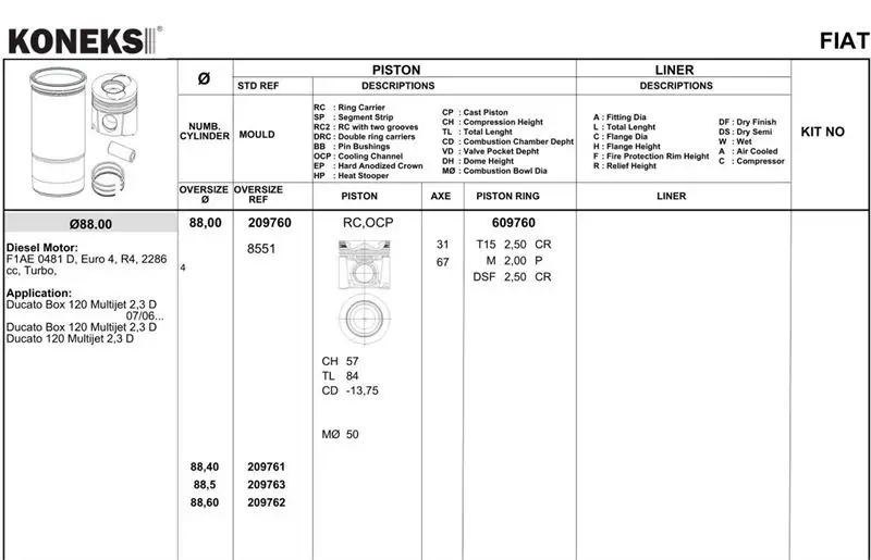 KONEKS 609762 Motor Segmanı (0.60) 2995562