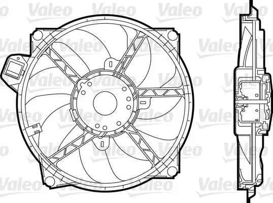VALEO 696376 Fan Motoru