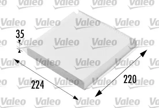 VALEO 698657 Polen Filtresi 6447KR