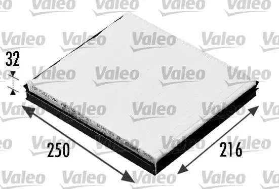 VALEO 698685 Polen Filtresi