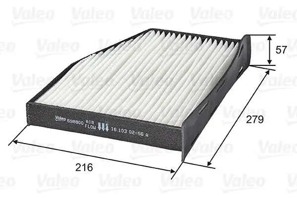 VALEO 698800 Polen Filtresi