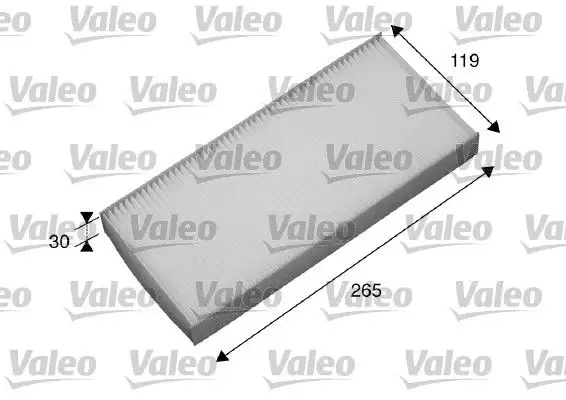VALEO 698878 Polen Filtresi 7701409324